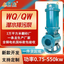 WQ污水污物一体潜水泵地下室集水坑污水泵排污增压泵水泵耦合