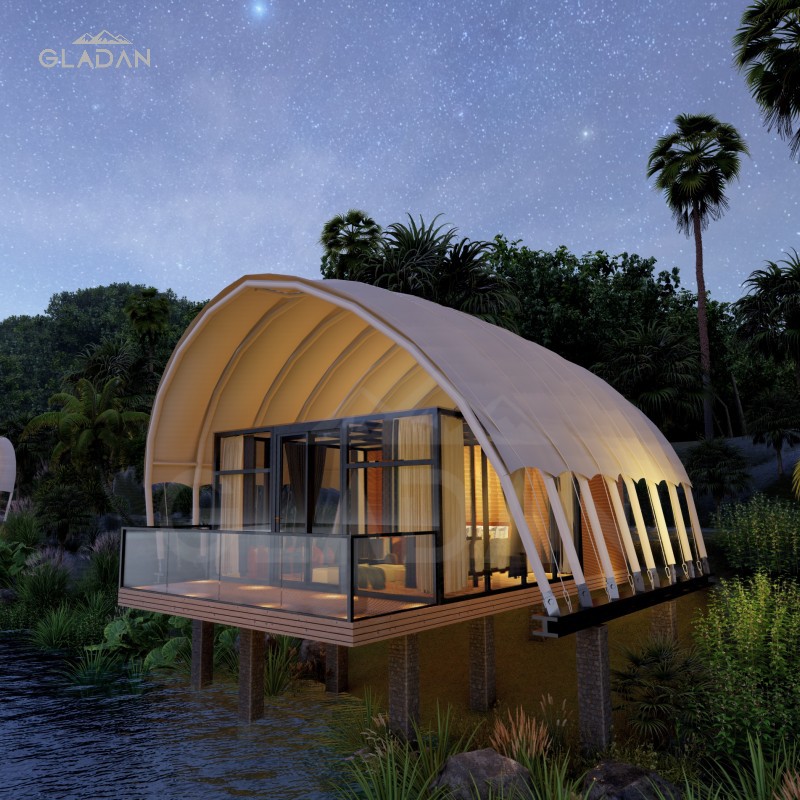 格拉丹户外原宿轻奢帐篷批发大的野营露营帐篷套装度假帐篷酒店