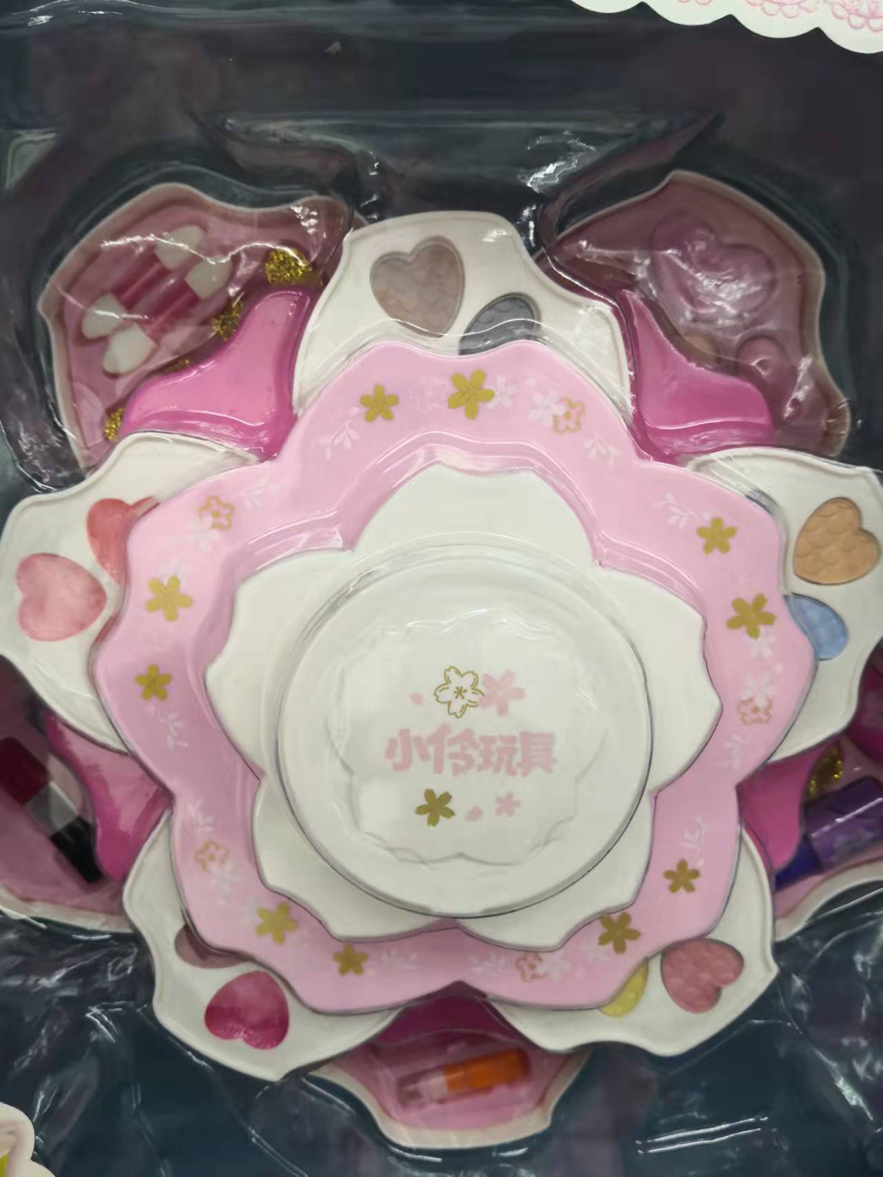 捷雅妮彩妆小伶豆蔻美妆盒小伶玩具化妆盒小伶彩妆玩具儿童彩妆