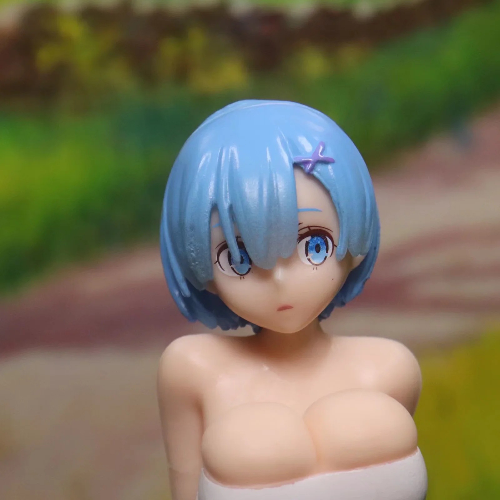 从零开始的异世界生活 抖胸坐姿蕾姆 白蓝粉 车载摆件 盒装手办