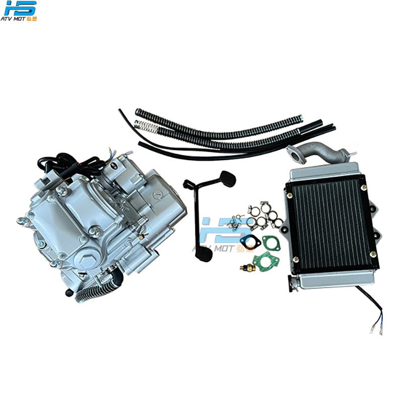 越野摩托车宗申cb250-a水冷电启动倒挡发动机带水箱风扇配件250cc