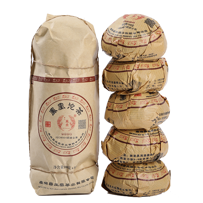 南涧凤凰沱茶大理沱普洱茶熟茶500克/条买二条送一沱云南沱茶
