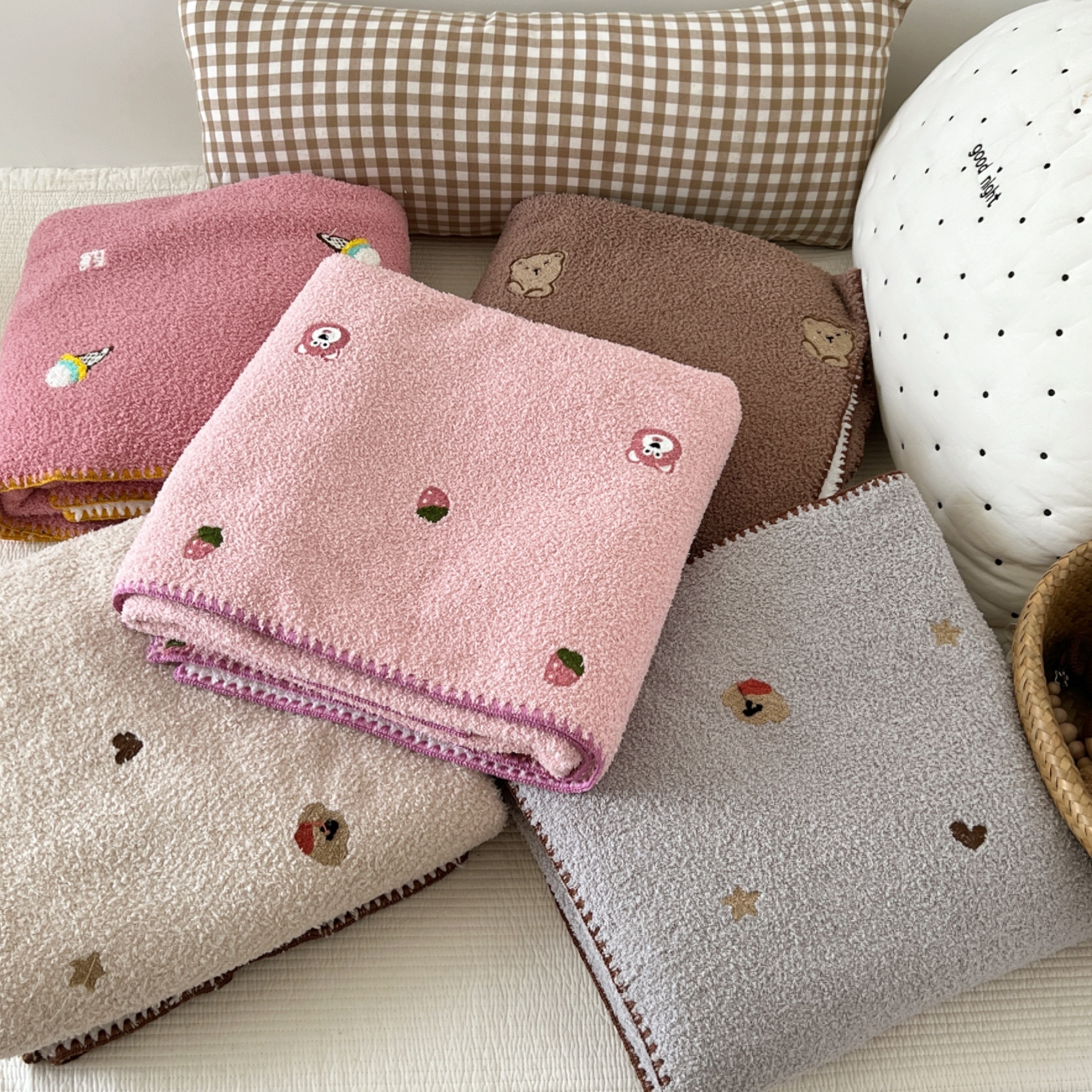 wu1p毛毯儿童珊瑚绒空调毯沙发毯被子盖毯午睡毯婴儿宝宝法兰绒小