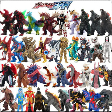 奥特曼怪兽软胶人偶雷德王金古桥哥莫拉怪兽全套软胶玩具男孩玩偶