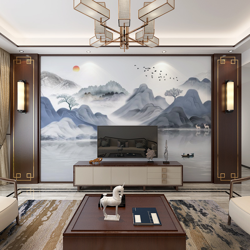 墙纸背景墙山水画-墙纸背景墙山水画厂家,品牌,图片,热帖-阿里巴巴