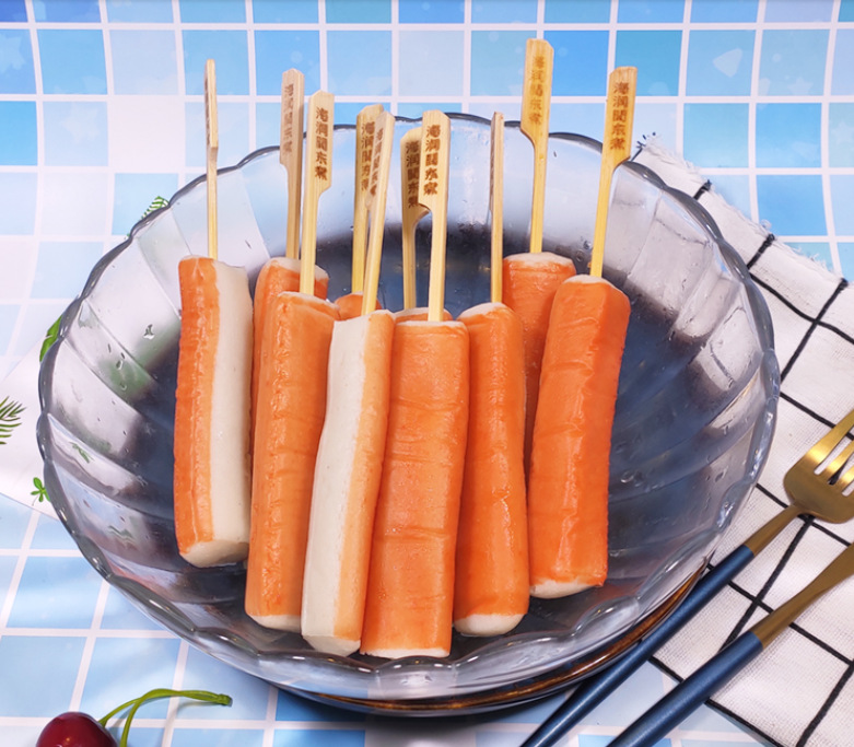 模拟蟹味棒380g10串海润鼎味泰关东煮食材 便利店水煮串香麻辣烫