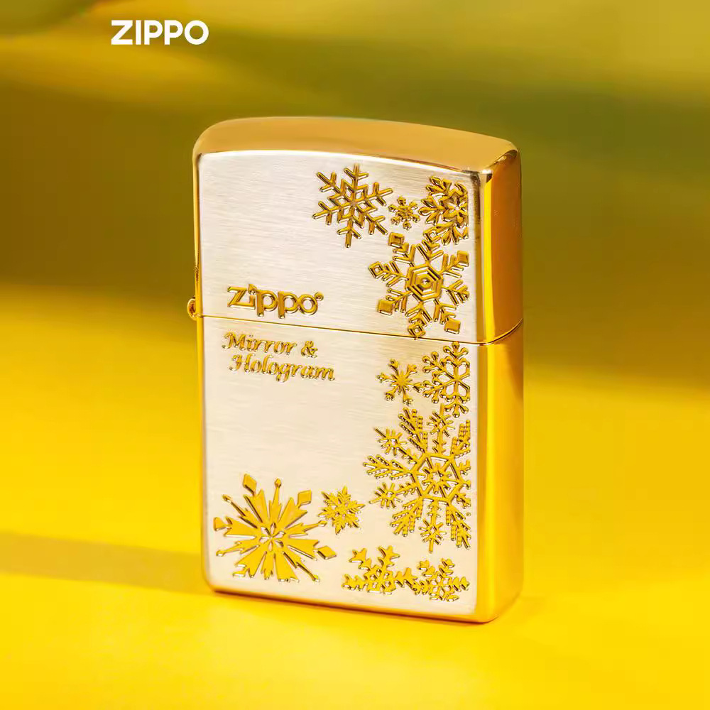 zippo打火机正品官方正版男士雪花个性燃油专用白金雪花-阿里巴巴