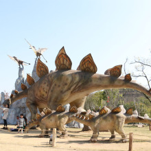 大型仿真会动会叫机械硅胶恐龙动物模型景区公园游乐园摆件展览品