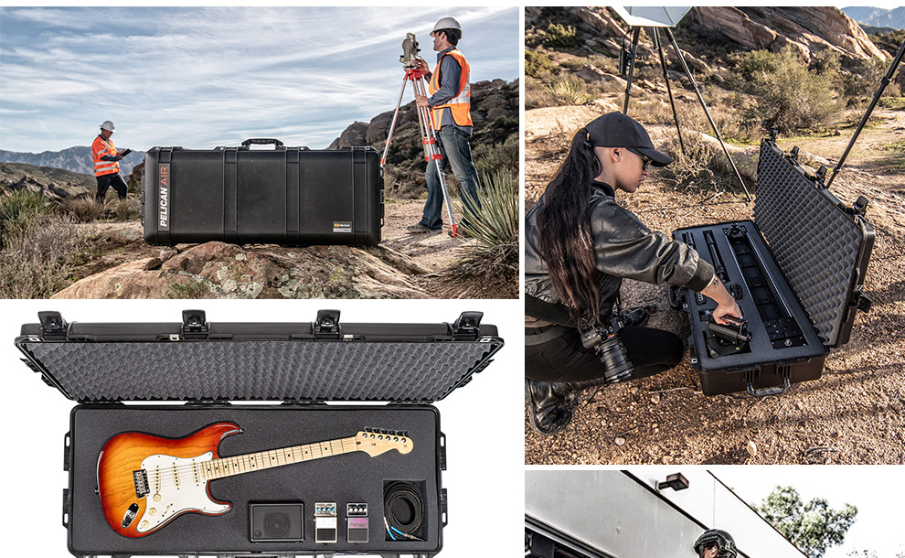 pelican派力肯1745长条箱吉他箱复合弓安全箱摄影器材角架收纳箱