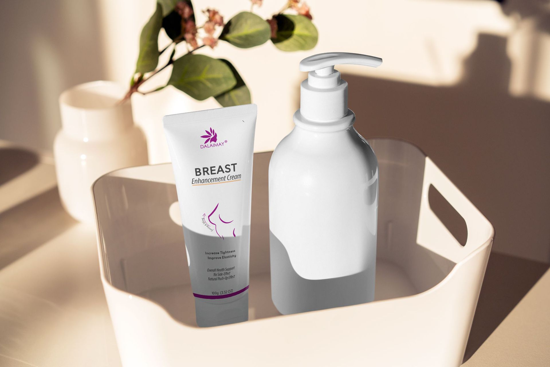 跨境丰韵美乳霜brestcream产后下垂扁平胸护理美乳霜100g现货