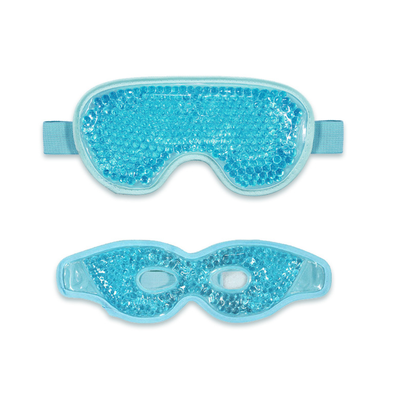 Cold and Hot Compress Eye Mask Physical Cooling Pvc Gel Ice Compress Shading Hollow Eye Mask Travel Set