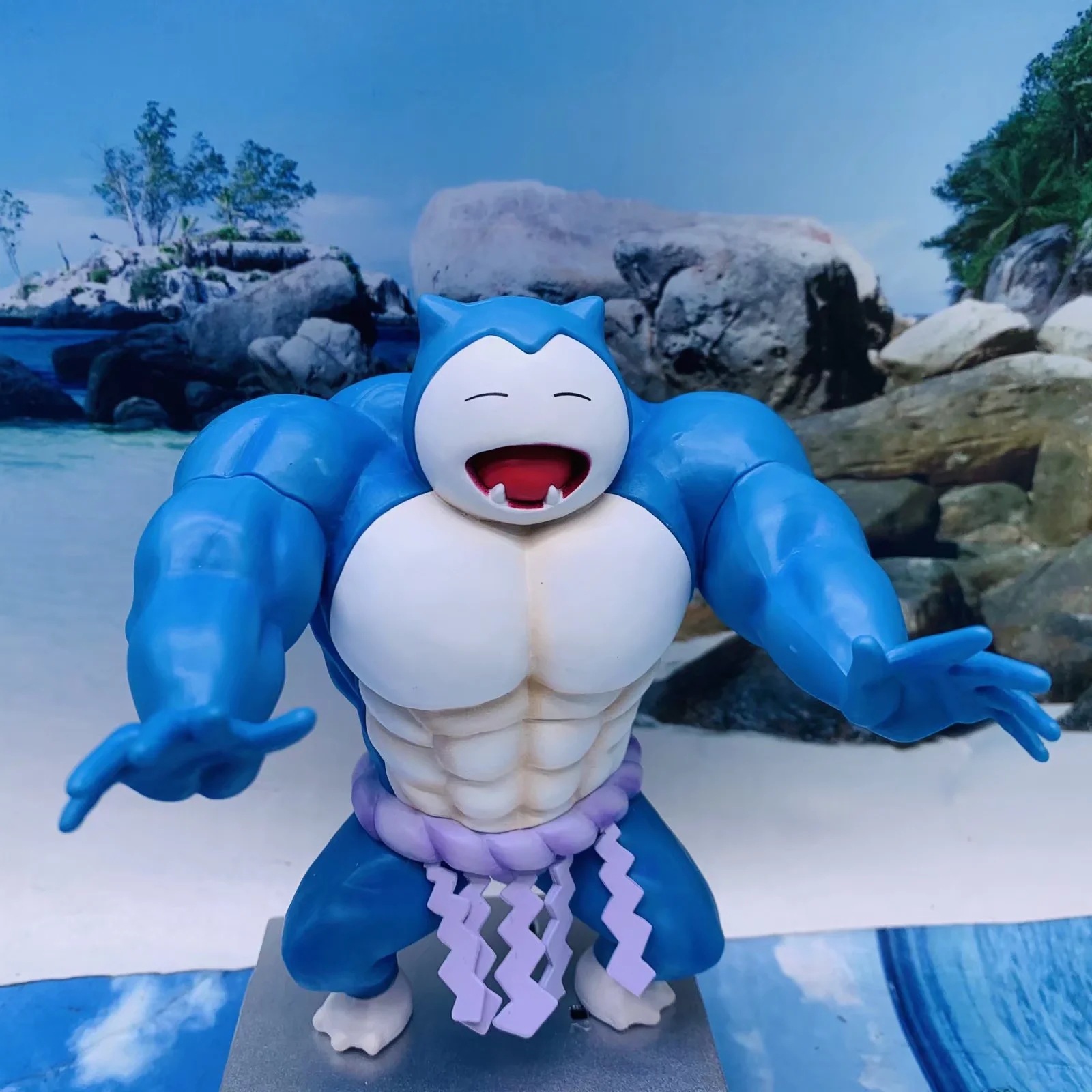 肌肉猛男系列 神奇宝贝 口袋妖怪 gk 鲤鱼王 卡比兽 摆件盒装手办