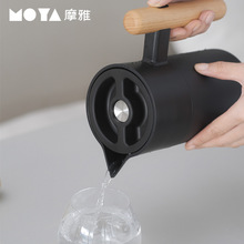 现代极简保温壶按压式热水瓶办公泡茶茶水壶家用双层真空保暖水壶