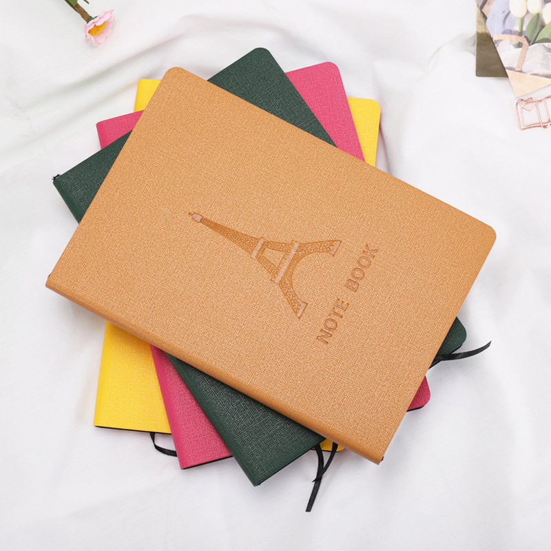 厂家学生笔记本软皮pu记事本简约商务办公可印logo 本子