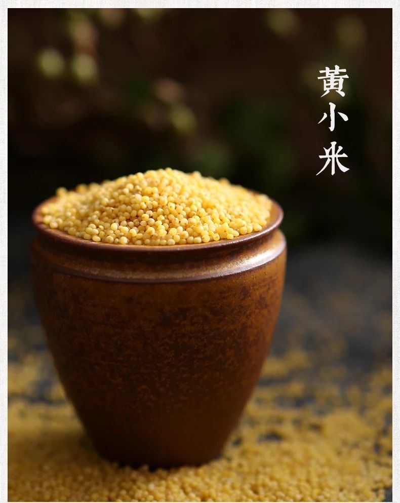 5斤黄小米新米山西米脂小米五谷杂粮米油小米粥农家小黄米100g