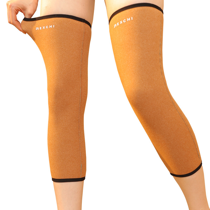 Dralon Winter Fleece-Lined Warm Kneecap Argy Wormwood Old Cold Leg Knee Joint Cold-Proof Kneecap Self-Heating Sports Kneecaps