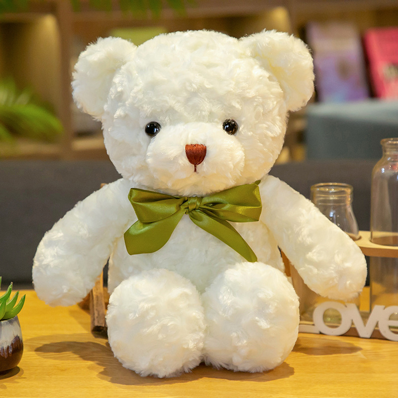 Factory Wholesale Sweater Teddy Bear Doll Plush Toy Bear Pillow Cloth Doll Wedding Gift Gift Bear