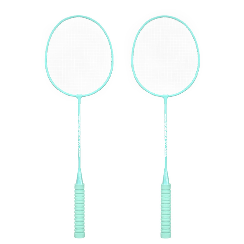 Boshika Wholesale Badminton Racket Adult Double Shot Suit Good-looking Macaron Color Sponge Handle Delivery Shuttlecocks