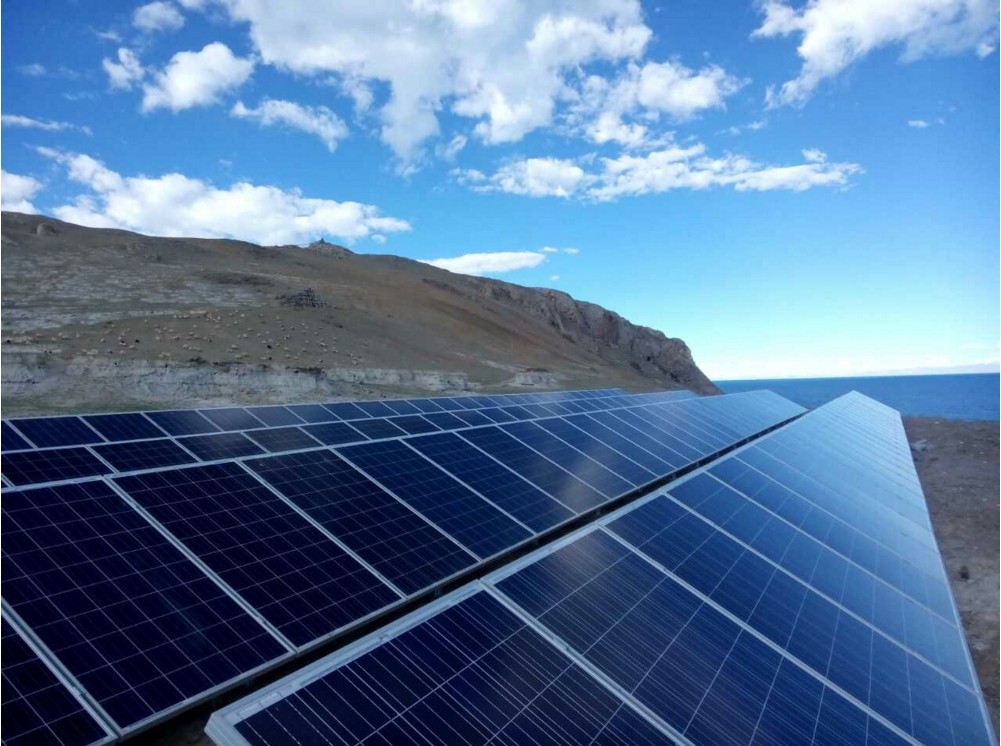 分布式光伏电站 工商业屋顶并网光伏太阳能发电系统光伏板组件