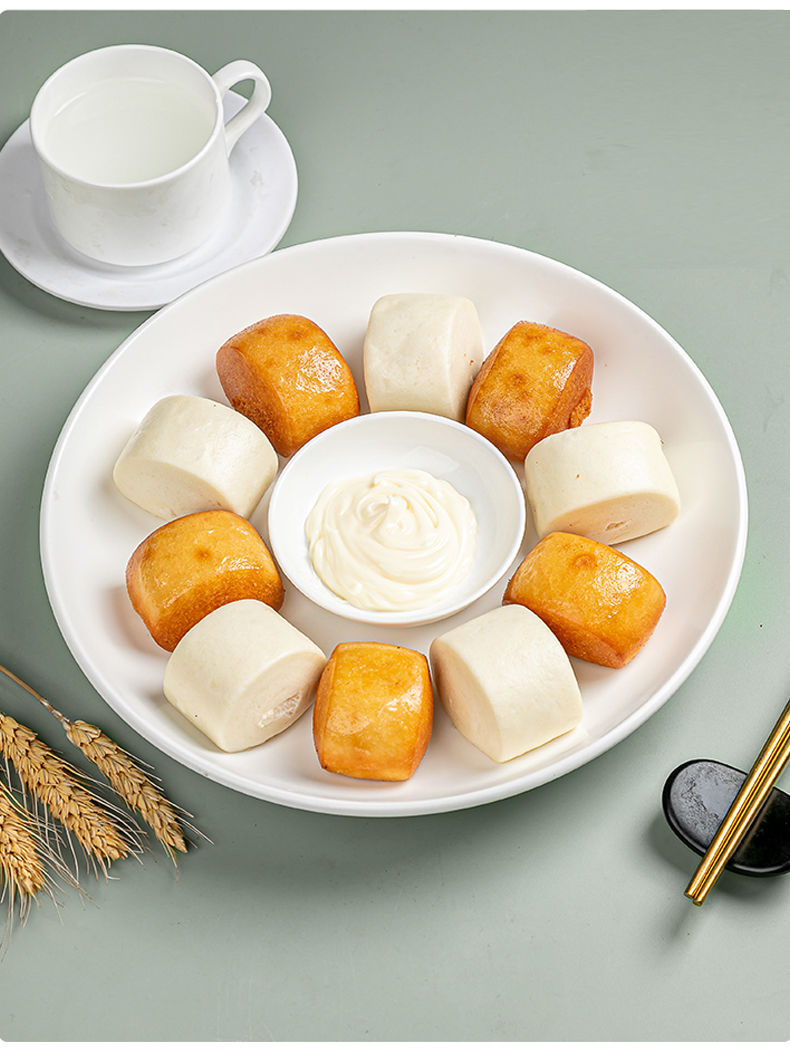 享口福奶香小馒头儿童营养早餐包子面食糕点速冻食品油炸烧烤食材