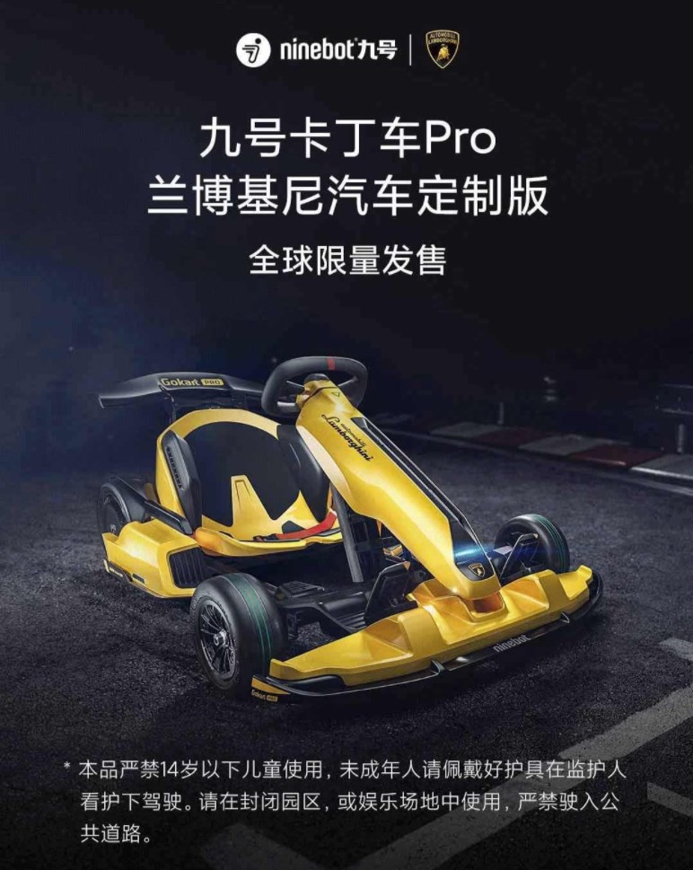 segway ninebot九号兰博基尼卡丁车汽车成人儿童智能电动赛车