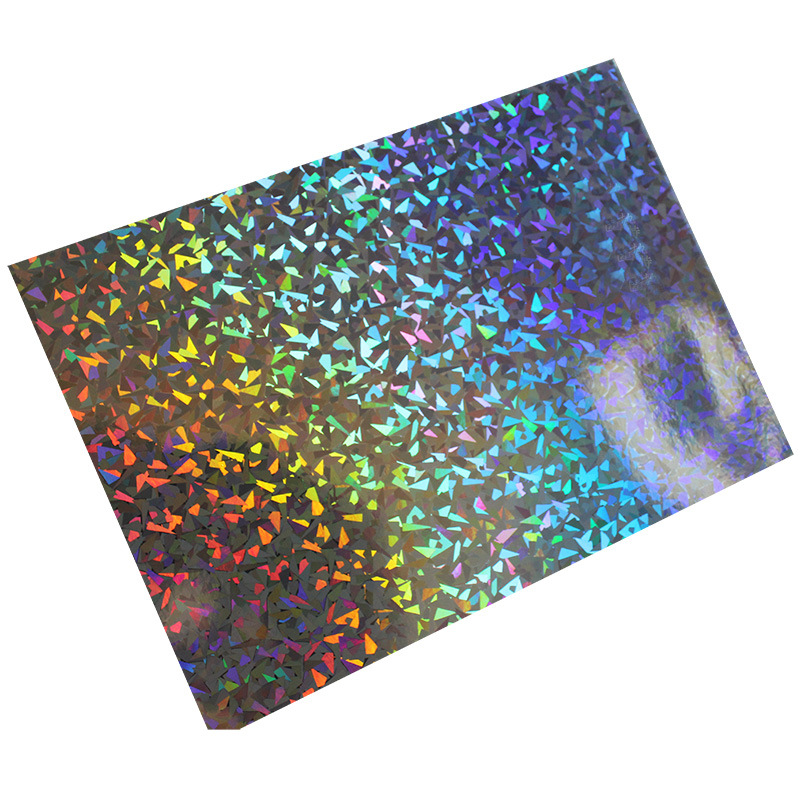 a4玻璃碎镭射纸背景纸炫彩纸碎花彩色包装纸特种纸a3闪光纸纸50张