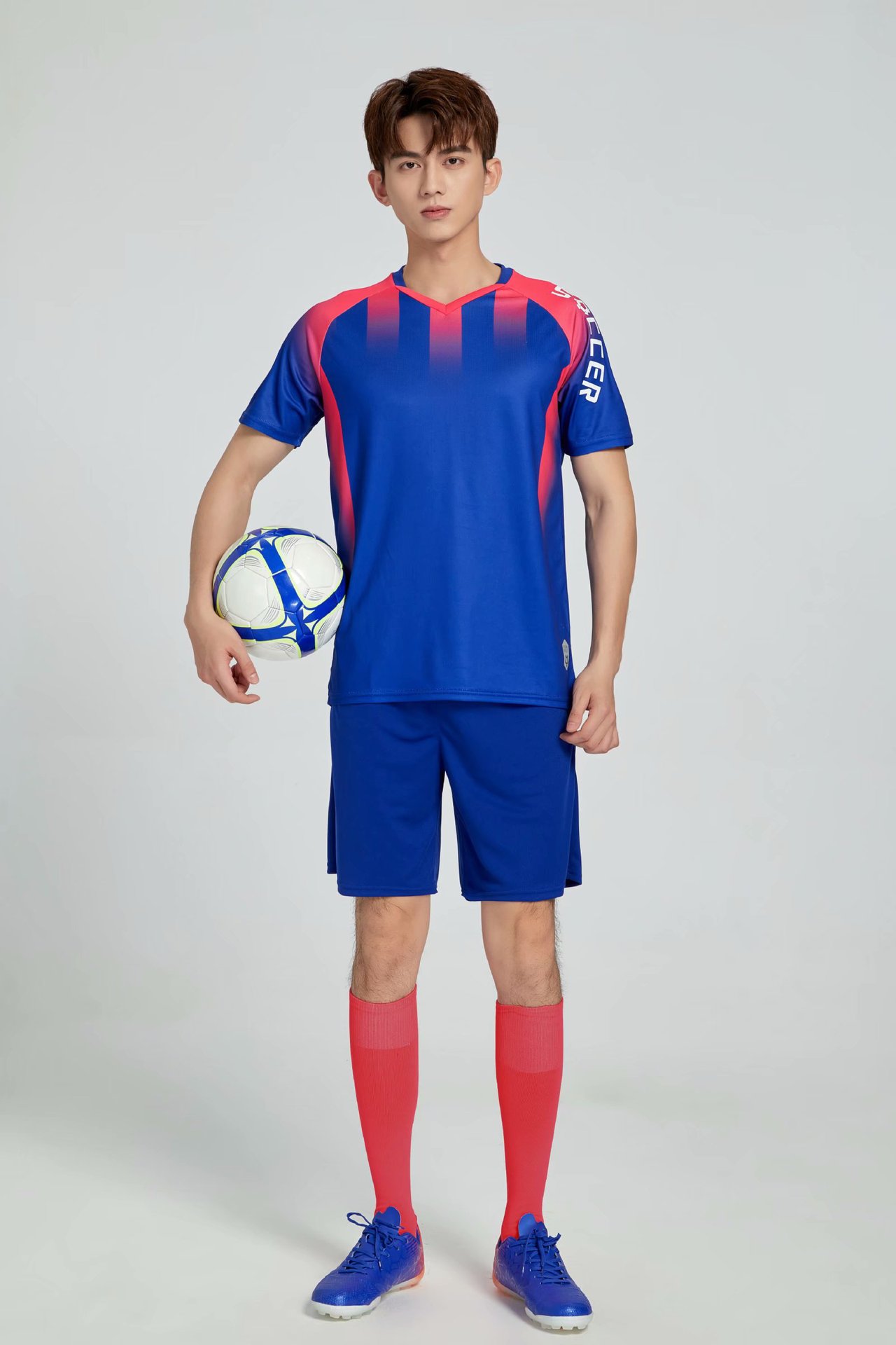 足球服套装短袖男女成人儿童球衣8831光板印字号学生训练比赛队服