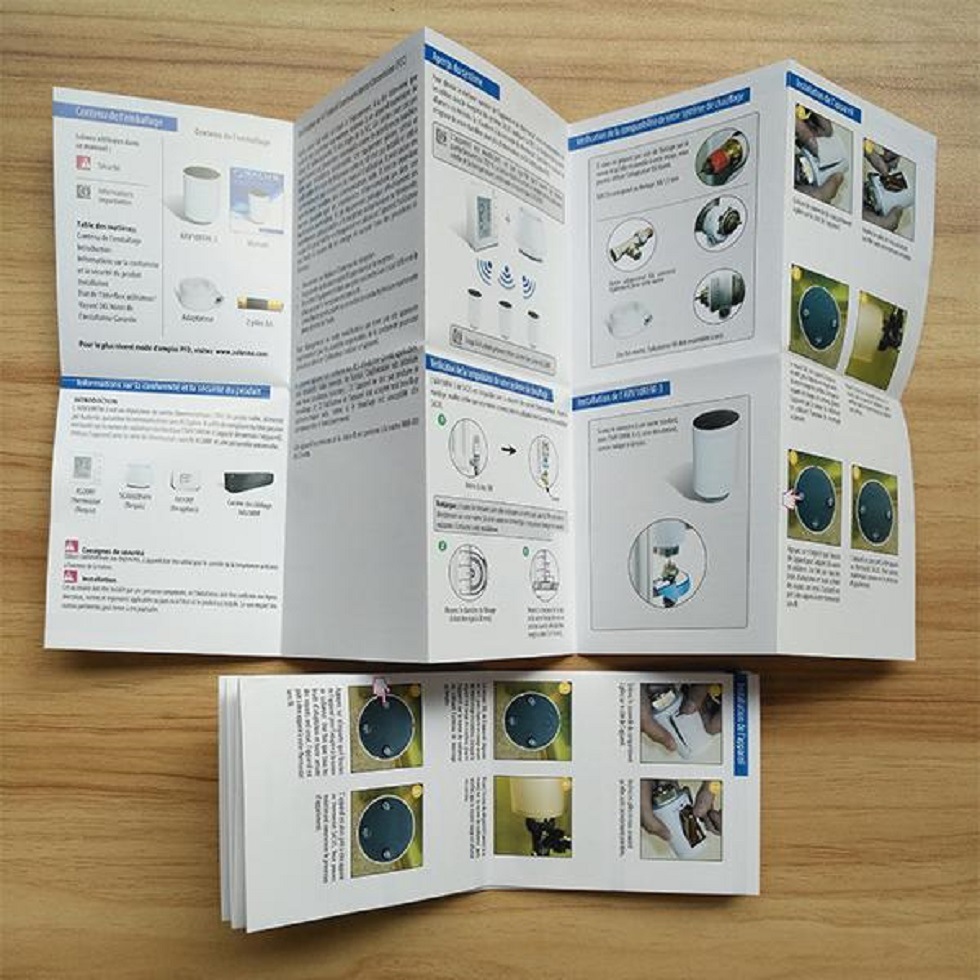 游泳培训宣传单 书印刷 骑马钉彩色说明书定制折页单色产品说明书