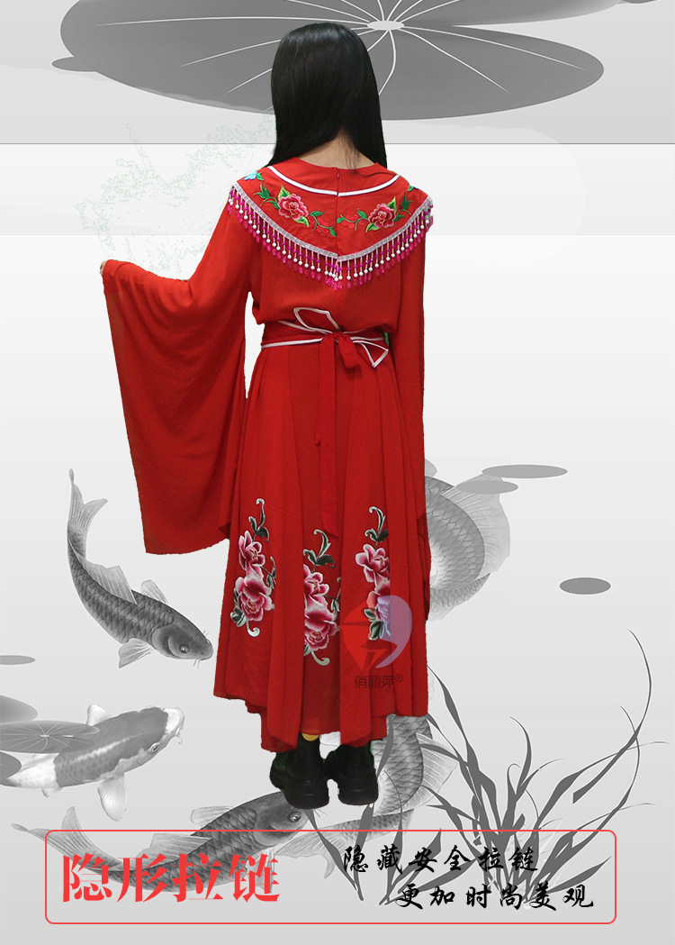 2021新款东北大秧歌贵妃服反串演出服广场舞古装裙子二人转服饰