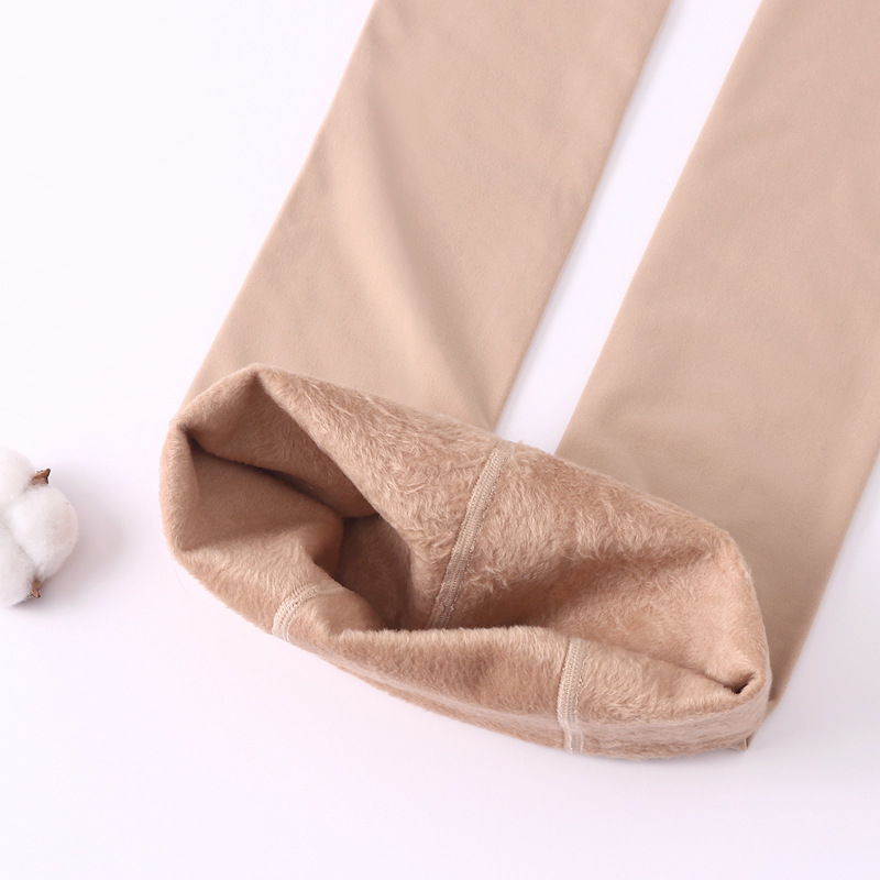 肉色打底裤女自然肤色薄绒秋冬款光腿神器加厚不透肉连裤大码丝袜