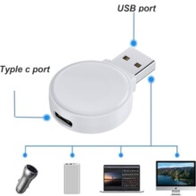 智能手表充电器无线充iwatch手表无线充电线type-c磁吸快充定制