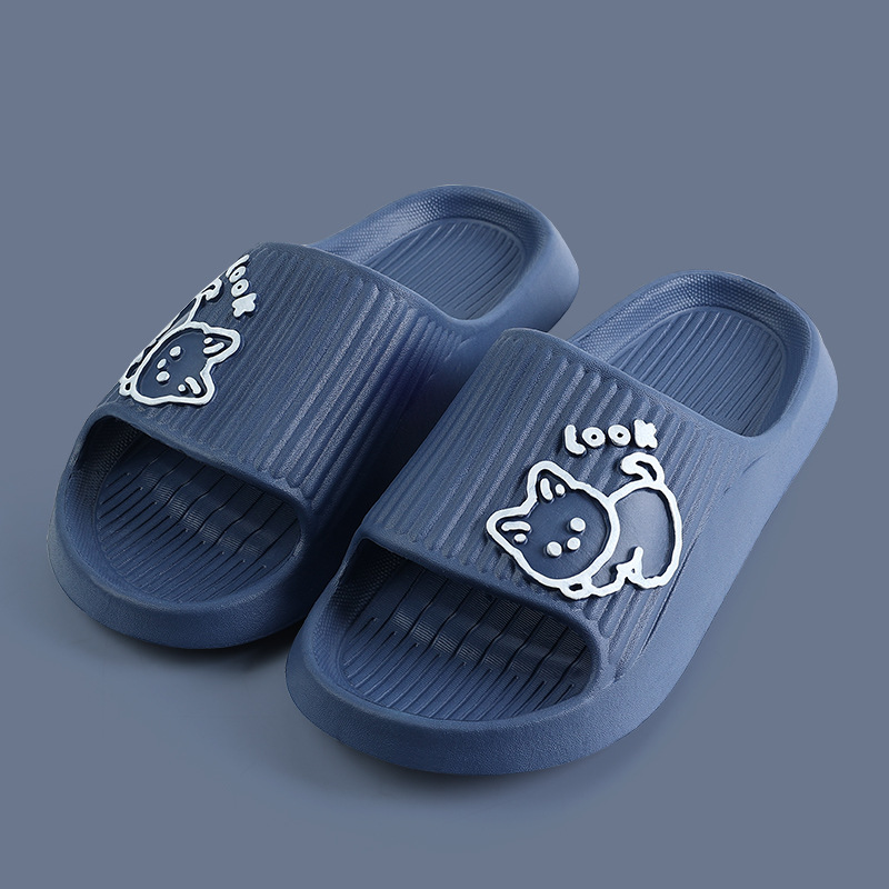 Cat Slippers Wholesale Poop Feeling Female Home Summer Men's Slippers Eva Non-Slip Deodorant Interior Home Sandals