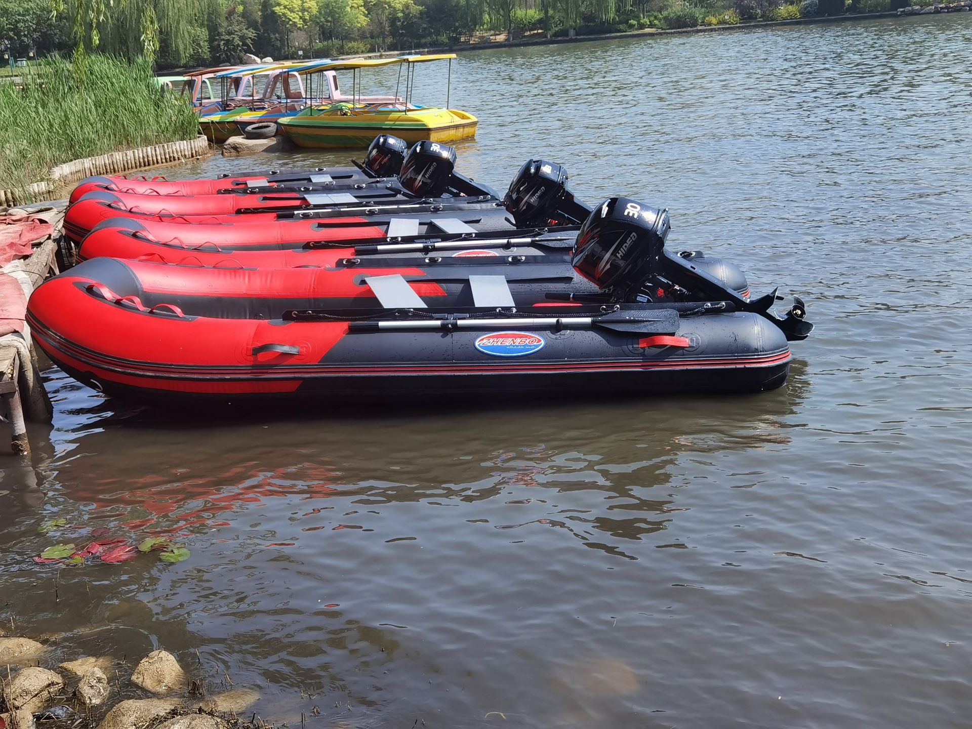 救援船皮划艇橡皮艇玻璃钢冲锋舟厂家 充气船消防救援冲锋艇