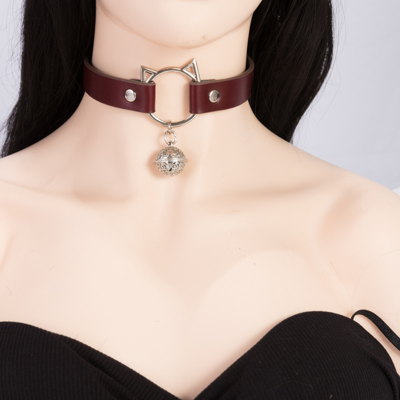 情趣女用项圈sm调教狗奴惩罚性感可爱猫咪铃铛调教性用品一件代发