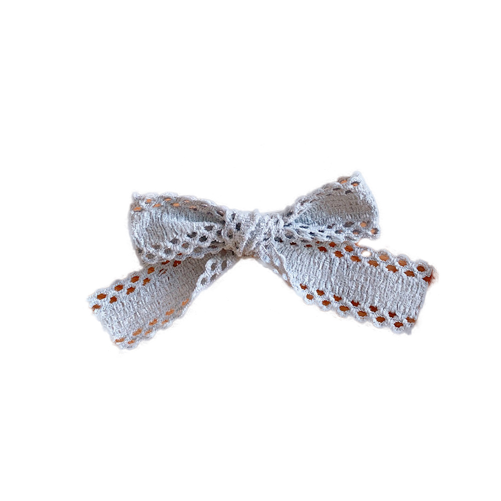 Lace Bow Duckbill Clip Small Hair Clip Korean Trending Girl Side Bang Clip Shredded Hairpin Clip Hairware