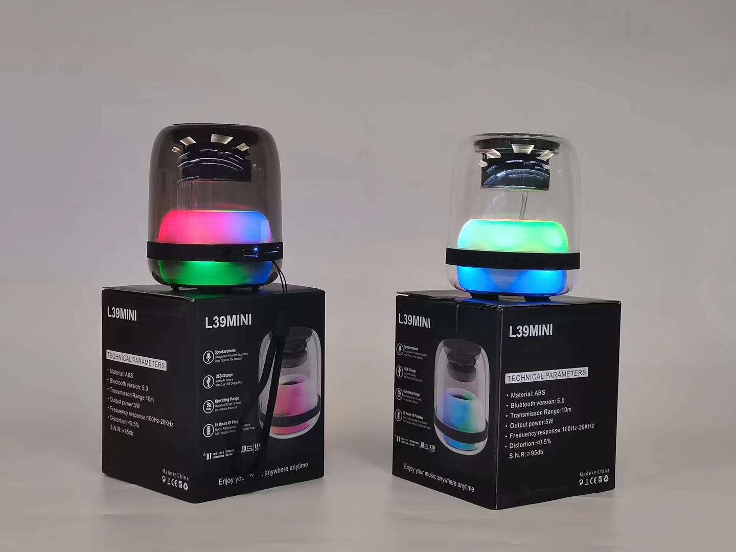 New Cross-Border L39mini Hamancaton Bluetooth Audio Small Pendant Led Colorful Light Bluetooth Gift Speaker