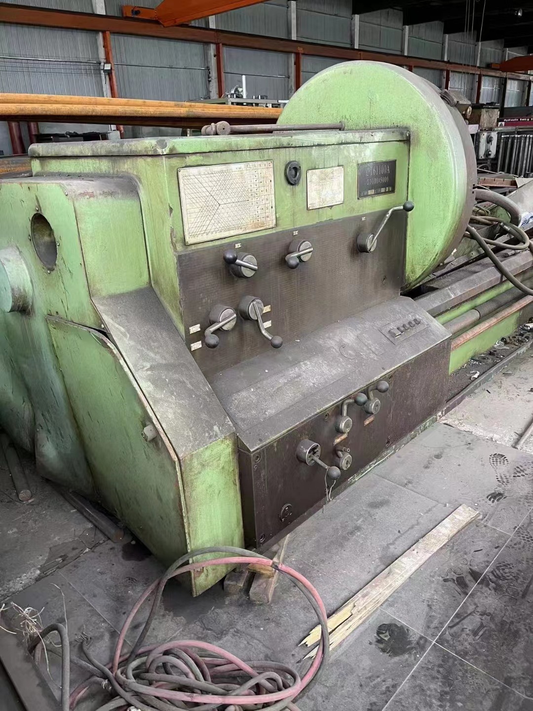 转让二手二机ct61100x5米卧式车床二手61100普车