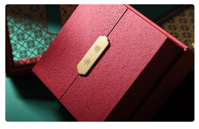 现货古法金手镯盒 翡翠手镯包装盒 传承抽拉绒布袋手镯盒定logo