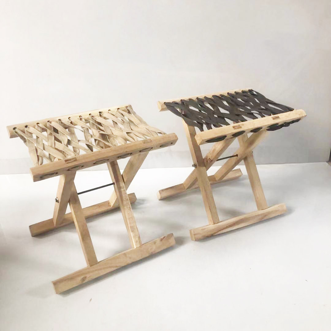 木头小马扎 槐木折叠小马扎便携式小凳子 钓鱼凳火车小马扎换鞋凳