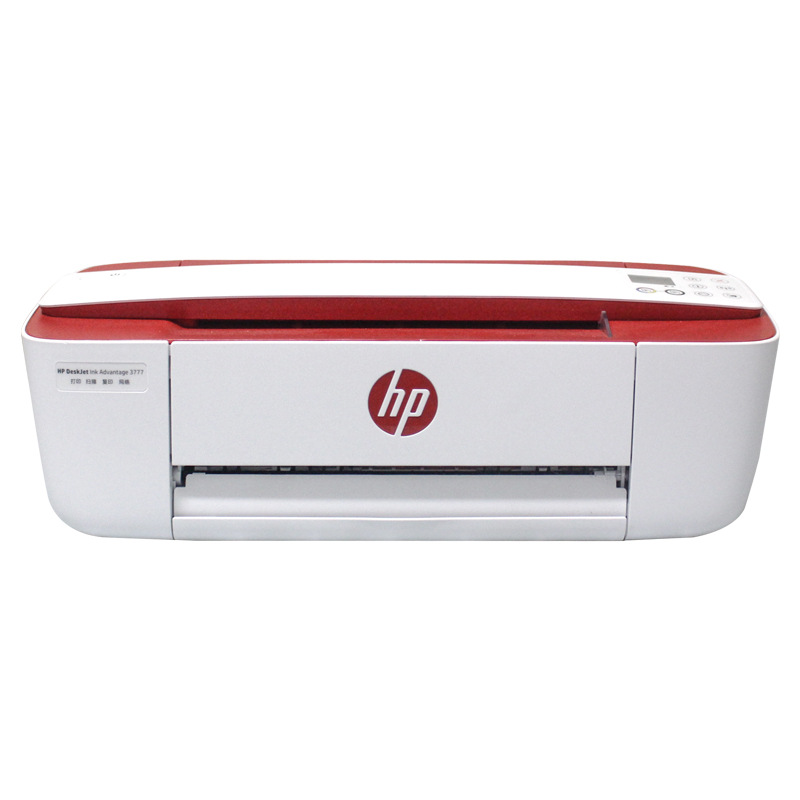 惠普小q3776彩色喷墨打印机3777打印复印一体机无线wif家用小型