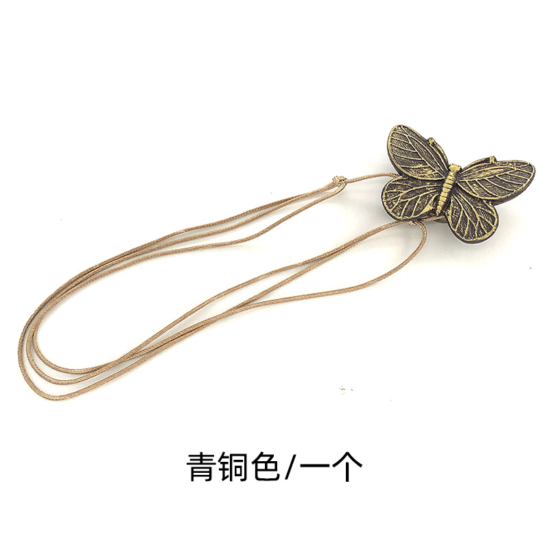 Butterfly Curtain Bandage Magnetic Snap Tie Decoration Mesh Curtains Door Curtain Tie Band Curtain Buckle Curtain Accessories