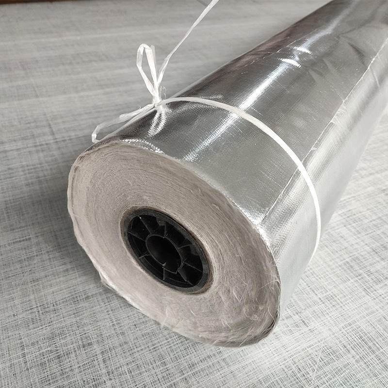铝箔玻璃纤维布 铝箔布 耐高温防火材料 铝箔玻纤布 单面覆铝箔布
