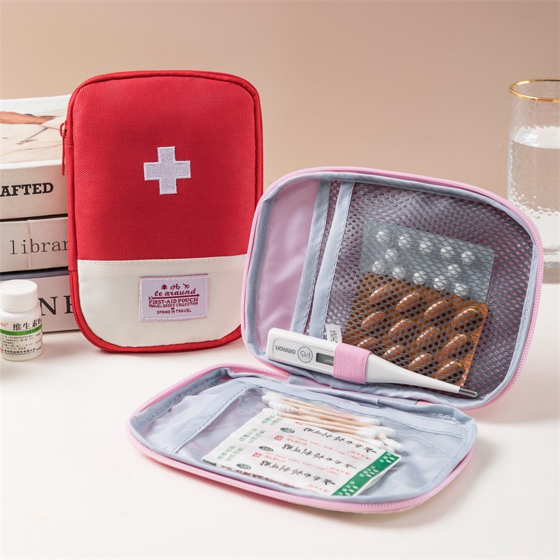 Travel Portable Medical Bag Outdoor First Aid Kits Portable Small Herb Bag Home Storage Bag