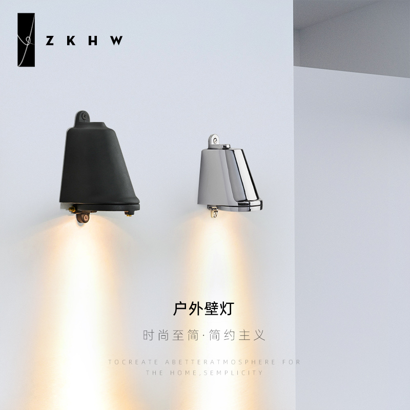 户外壁灯防水全铝铸工业门头射灯招牌射灯复古室外走廊中古墙灯