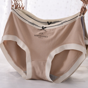 磨毛秋冬季内裤女士中腰超弹大码少女学生新款舒适女式三角裤衩头