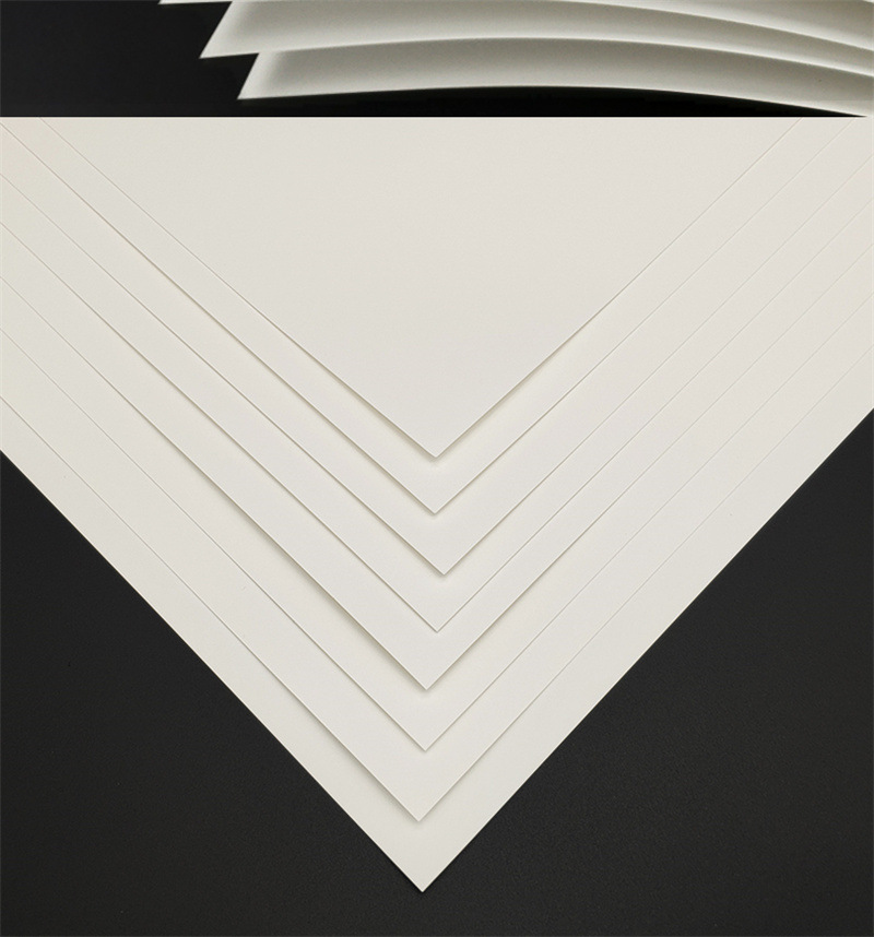 明信片白卡纸 白心优雅艺术纸 350g印尼白卡纸 画册白卡纸