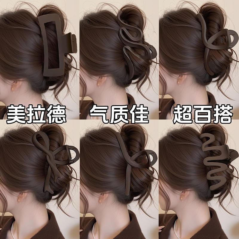 jewelry earrings full back head shark clip hairware hairpin large size hair volume more than hair clip jaw clip female high-grade sense