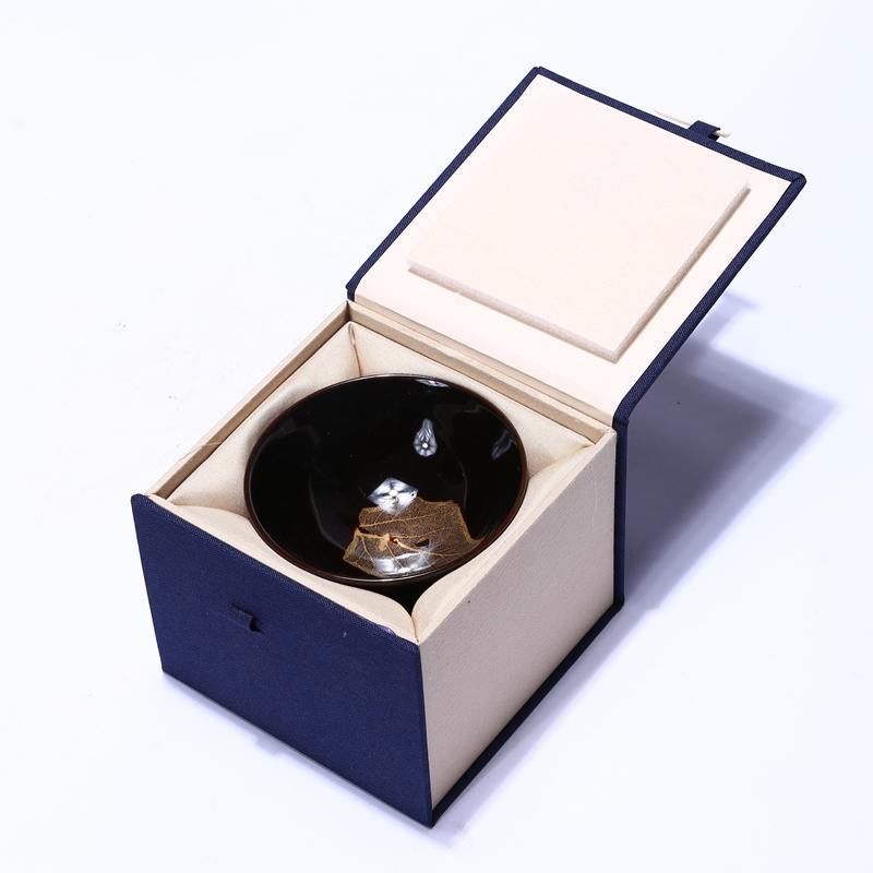 建盏包装盒盖碗盒茶杯盒主人杯包装盒杯子锦盒礼盒茶具礼品盒