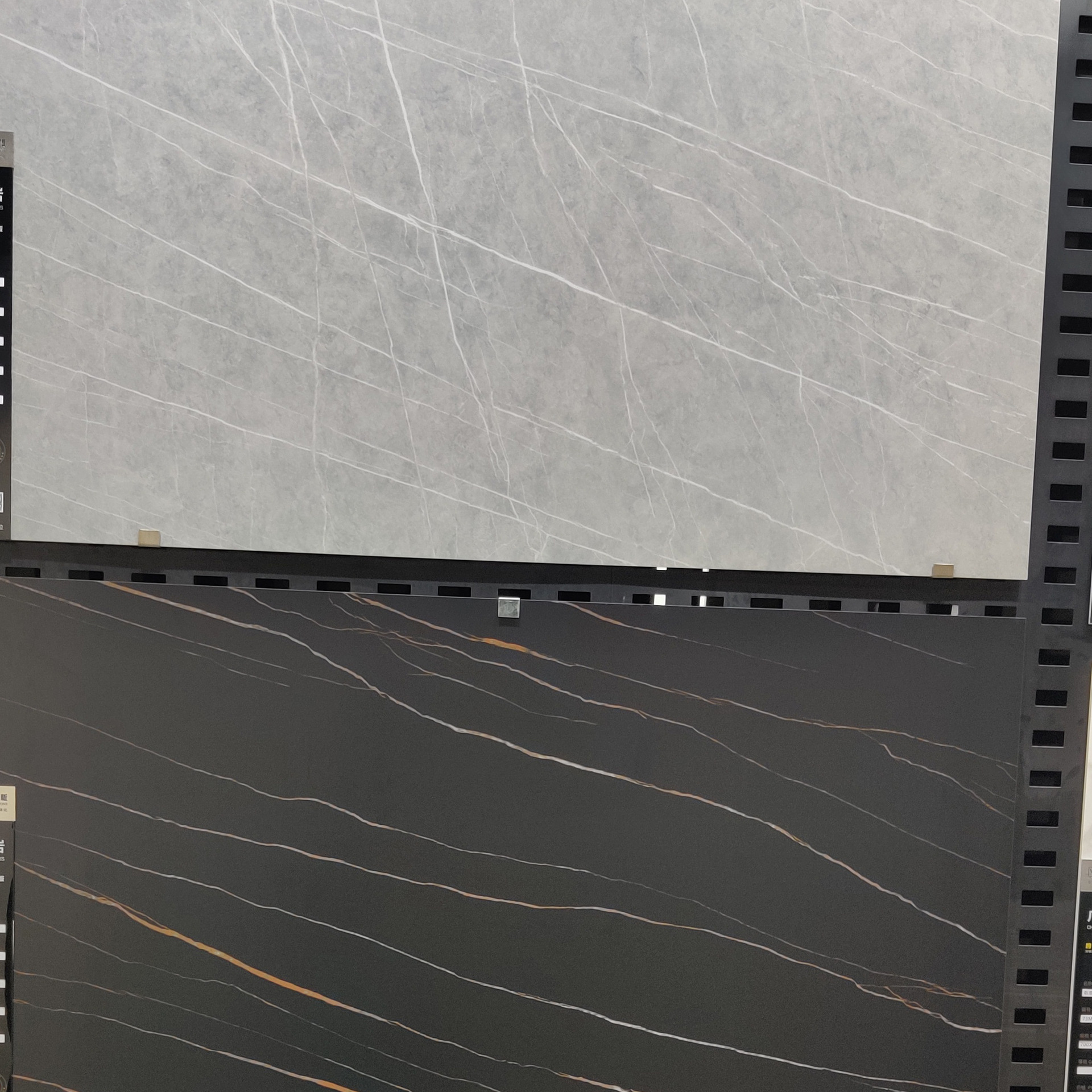 灰色细颗粒岩板火山灰闪电灰意大利深灰浅灰岩板台面板餐桌面加工