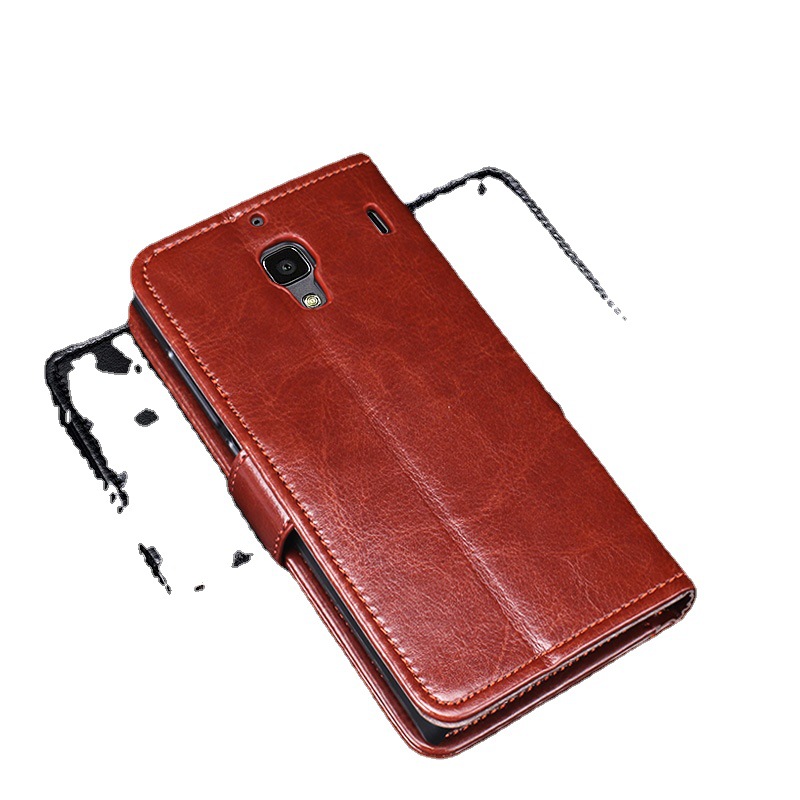 适用红米1s手机壳红米手机套hm翻盖式皮套保护套外壳支架手机皮套